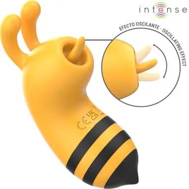 INTENSE - MAYA ESTIMULADOR CON LENGUA ROTADORA 360º Para Clítoris