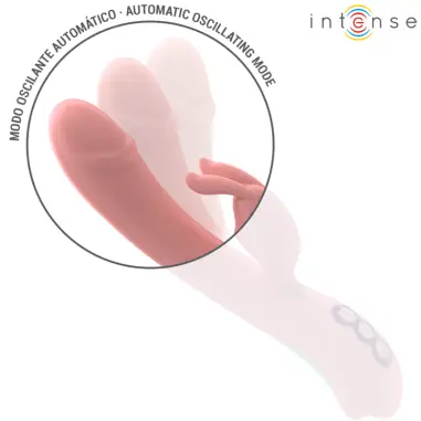 INTENSE - RACHEL VIBRADOR RABBIT 5 VIBRACIONES ROSA 