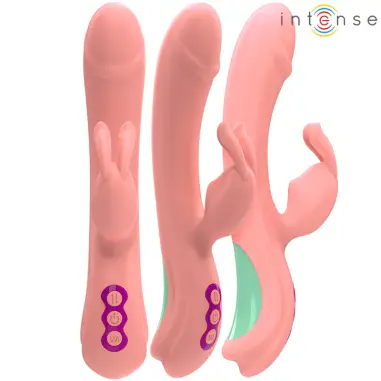 INTENSE - RACHEL VIBRADOR RABBIT 5 VIBRACIONES ROSA 