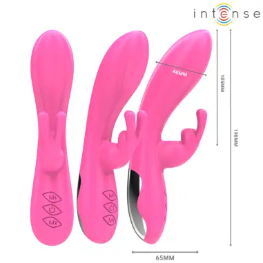 INTENSE - RANDALL VIBRADOR RABBIT 10 VIBRACIONES ROSA 