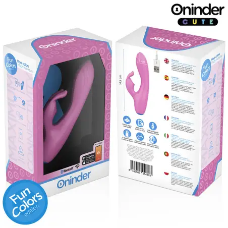 ONINDER CUTE - LOVE BUNNY VIBRADOR PUNTO G Y CLITORIS - APP MUNDIAL GRATUITA 