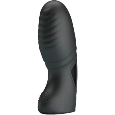 PRETTY LOVE - ALAN VIBRADOR DE DEDO SILICONA NEGRO Vibradores Dedo