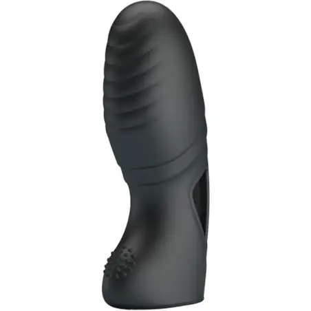 PRETTY LOVE - ALAN VIBRADOR DE DEDO SILICONA NEGRO Vibradores Dedo