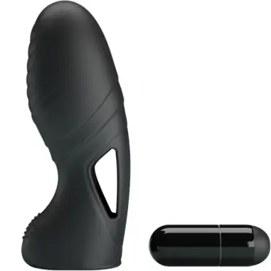 PRETTY LOVE - ALAN VIBRADOR DE DEDO SILICONA NEGRO Vibradores Dedo