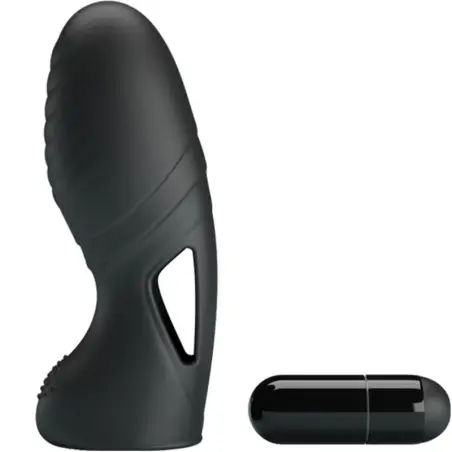 PRETTY LOVE - ALAN VIBRADOR DE DEDO SILICONA NEGRO Vibradores Dedo