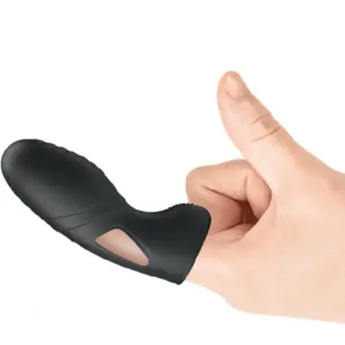 PRETTY LOVE - ALAN VIBRADOR DE DEDO SILICONA NEGRO Vibradores Dedo