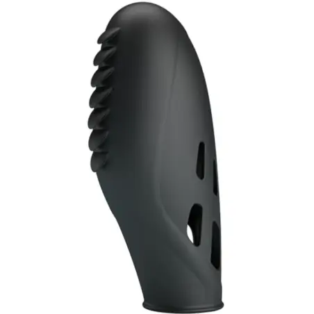PRETTY LOVE - GILO VIBRADOR DE DEDO SILICONA NEGRO Vibradores Dedo