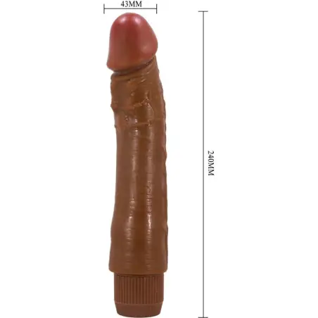 BAILE - DYBBUK VIBRADOR REALÍSTICO 24 CM MULATO Vibradores HI-TECH