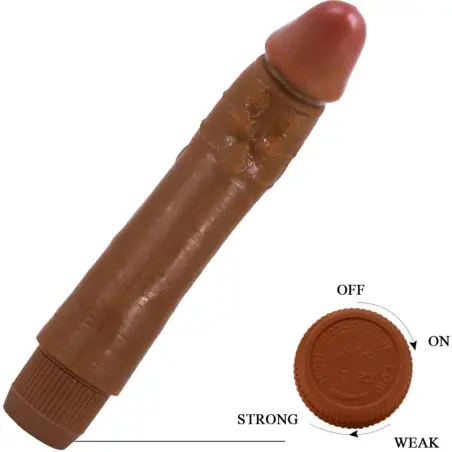 BAILE - DYBBUK VIBRADOR REALÍSTICO 24 CM MULATO Vibradores HI-TECH