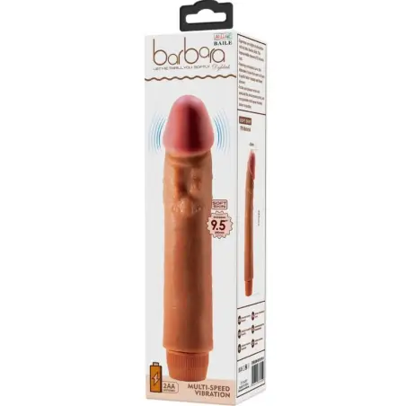 BAILE - DYBBUK VIBRADOR REALÍSTICO 24 CM MULATO Vibradores HI-TECH