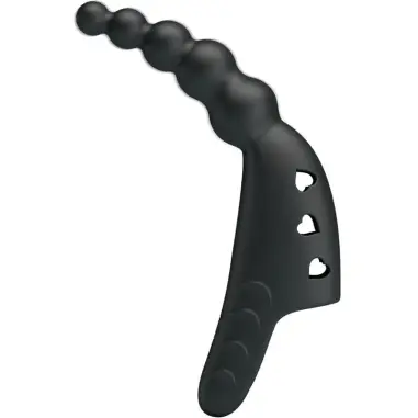 PRETTY LOVE - JORDIN VIBRADOR DE DEDO 10 VIBRACIONES NEGRO 