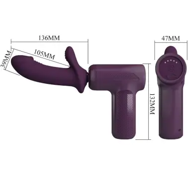 PRETTY LOVE - DJ SCHOLAR MASAJEADOR 5 CONFIGURACIONES MORADO 