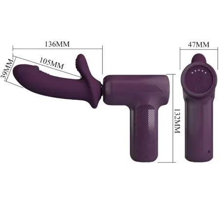 PRETTY LOVE - DJ SCHOLAR MASAJEADOR 5 CONFIGURACIONES MORADO 