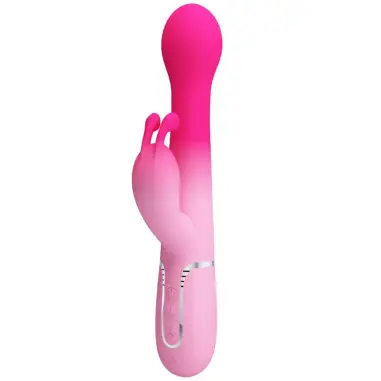 PRETTY LOVE - DEJON VIBRADOR RABBIT 3 EN 1 MULTIFUNCIÓN ROSA Vibradores HI-TECH