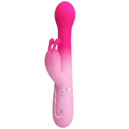 PRETTY LOVE - DEJON VIBRADOR RABBIT 3 EN 1 MULTIFUNCIÓN ROSA Vibradores HI-TECH