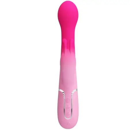 PRETTY LOVE - DEJON VIBRADOR RABBIT 3 EN 1 MULTIFUNCIÓN ROSA Vibradores HI-TECH
