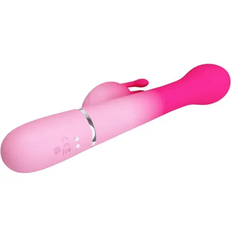 PRETTY LOVE - DEJON VIBRADOR RABBIT 3 EN 1 MULTIFUNCIÓN ROSA Vibradores HI-TECH