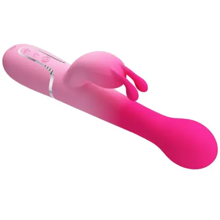 PRETTY LOVE - DEJON VIBRADOR RABBIT 3 EN 1 MULTIFUNCIÓN ROSA Vibradores HI-TECH