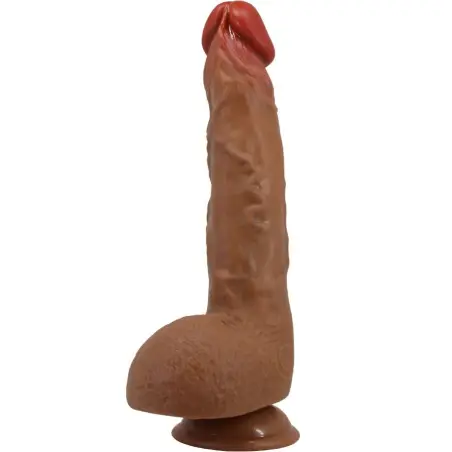 BAILE - BEAUTIFUL WILKS VIBRADOR REALÍSTICO DE 5 CONFIGURACIONES 25 CM MULATO Vibradores HI-TECH