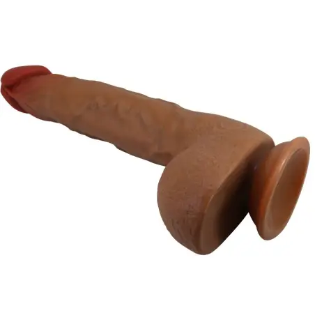 BAILE - BEAUTIFUL WILKS VIBRADOR REALÍSTICO DE 5 CONFIGURACIONES 25 CM MULATO Vibradores HI-TECH