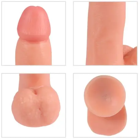 SHEQU - ADAM DILDO VIBRADOR CON CONTROL REMOTO 21 CM 
