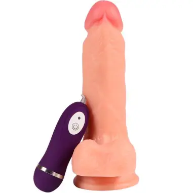 SHEQU - IRON DRAGON DILDO VIBRADOR CON CONTROL REMOTO 17,5 CM 