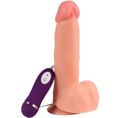 SHEQU - PHANTOM DILDO VIBRADOR CON CONTROL REMOTO 20 CM 