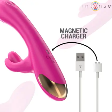 INTENSE - BRITNEY VIBRADOR MULTIFUNCIÓN RABBIT 23 CM ROSA 