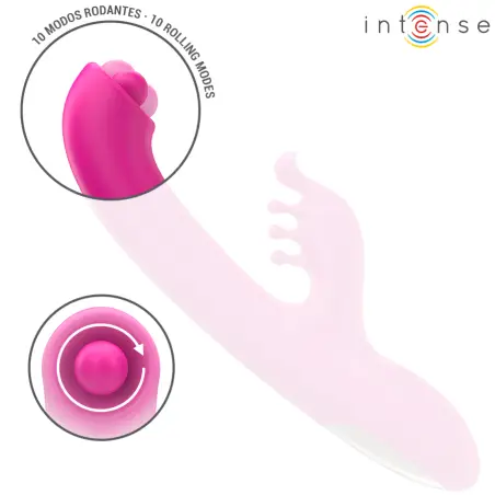 INTENSE - CHRISTINA VIBRADOR MULTIFUNCIÓN RABBIT 22.5 CM ROSA 