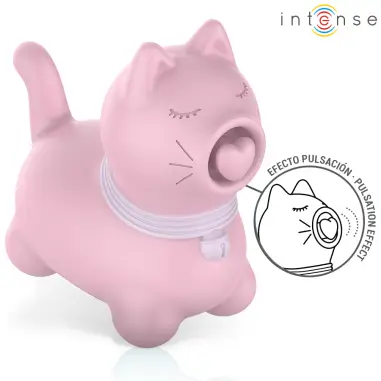 INTENSE - MARIE ESTIMULADOR CON LENGUA EFECTO PULSACIÓN ROSA 