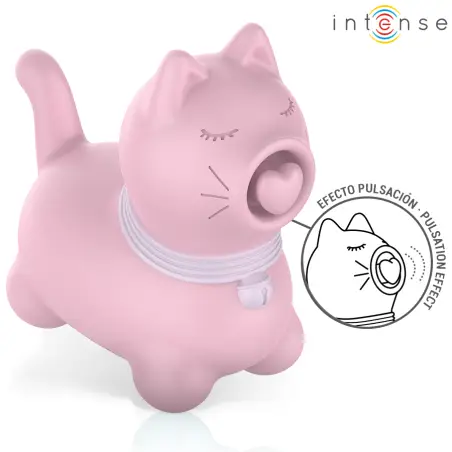 INTENSE - MARIE ESTIMULADOR CON LENGUA EFECTO PULSACIÓN ROSA 