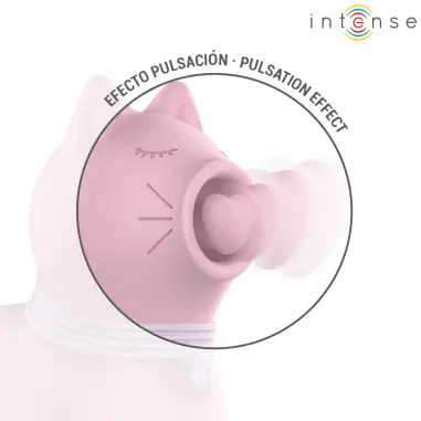 INTENSE - MARIE ESTIMULADOR CON LENGUA EFECTO PULSACIÓN ROSA 
