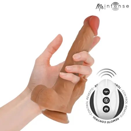 MR INTENSE - REDFORD REALÍSTICO MULTIFUNCIÓN CON VIBRACIÓN Y UP AND DOWN CONTROL REMOTO 23 CM -O- 3.5 CM 