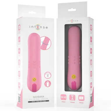 INTENSE - BARBARA VIBRADOR CON PERLAS GIRATORIAS 