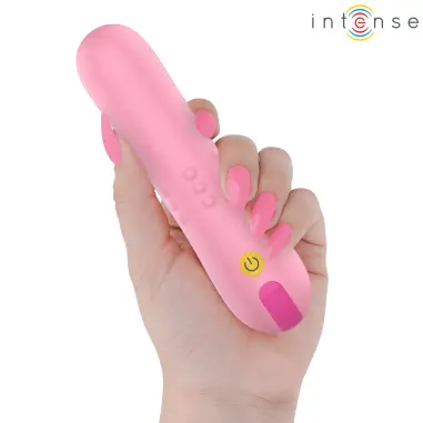 INTENSE - BARBARA VIBRADOR CON PERLAS GIRATORIAS 