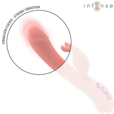 INTENSE - RACHEL VIBRADOR RABBIT 5 VIBRACIONES ROSA 