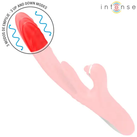 INTENSE - ROSALIA VIBRADOR MULTIFUNCIÓN 3 EN 1 ROJO 