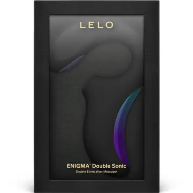 LELO - ENIGMA DOUBLE SONIC VIBRADOR PUNTO G NEGRO 
