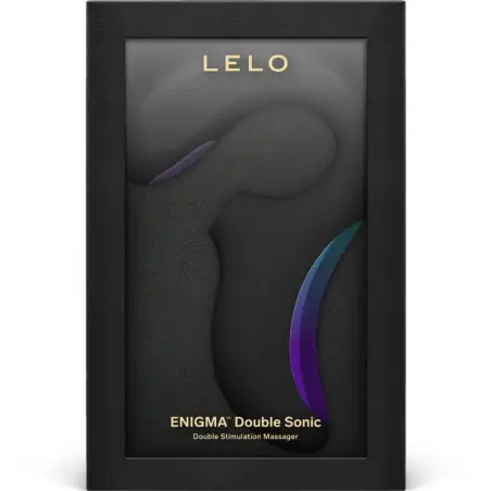 LELO - ENIGMA DOUBLE SONIC VIBRADOR PUNTO G NEGRO 