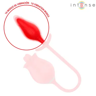 INTENSE - MELANIE DOBLE ESTIMULADOR CLÍTORIS CON LENGUA ZIGZAG 