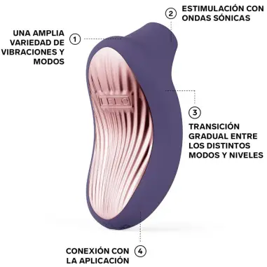 LELO - SONA 3 MASAJEADOR SÓNICO DE CLÍTORIS MORADO 