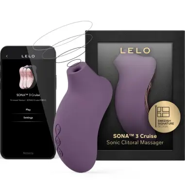 LELO - SONA 3 CRUISE MASAJEADOR SÓNICO DE CLÍTORIS VIOLETA Masajeadores