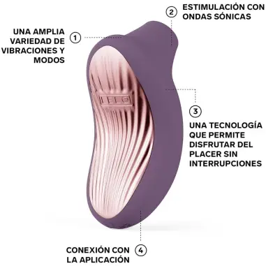 LELO - SONA 3 CRUISE MASAJEADOR SÓNICO DE CLÍTORIS VIOLETA Masajeadores