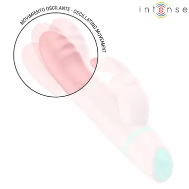INTENSE - ALVIN ESTIMULADOR RABBIT & VIBRADOR ROLLING + OSCILANTE Vibradores Rabbit
