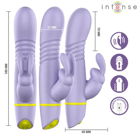 INTENSE - HELEN ESTIMULADOR RABBIT & VIBRADOR THRUSTING Vibradores Rabbit