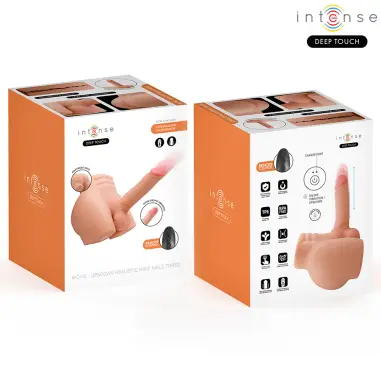 INTENSE DEEP TOUCH - RICHIE TORSO CON ANO Y DILDO REALÍSTICO CON EMPUJE Y VIBRACIÓN CONTROL REMOTO 4.7 KG Vibradores Realísticos