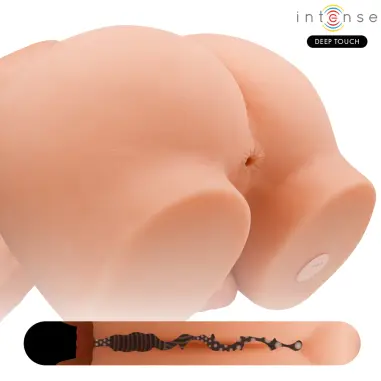 INTENSE DEEP TOUCH - RICHIE TORSO CON ANO Y DILDO REALÍSTICO CON EMPUJE Y VIBRACIÓN CONTROL REMOTO 4.7 KG Vibradores Realísticos