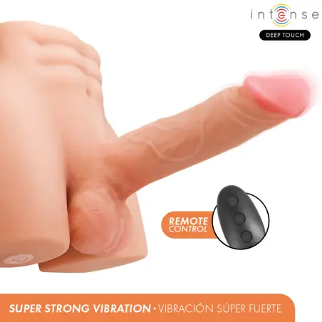 INTENSE DEEP TOUCH - RICHIE TORSO CON ANO Y DILDO REALÍSTICO CON EMPUJE Y VIBRACIÓN CONTROL REMOTO 4.7 KG Vibradores Realísticos