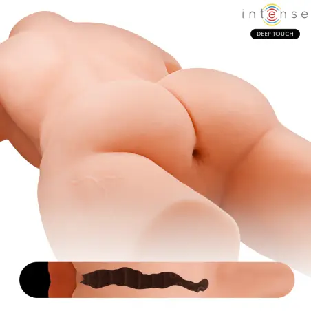 INTENSE DEEP TOUCH - MARTY TORSO CON ANO Y DILDO REALÍSTICO CON EMPUJE Y VIBRACIÓN CONTROL REMOTO 6.2 KG Vibradores Realísticos