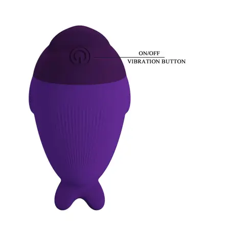 PRETTY LOVE - DOLPHIN MINI VIBRADOR CON SUJECIÓN Masajeadores
